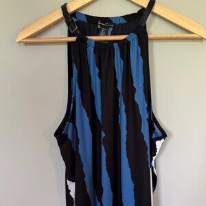 Kenneth Cole Leather Trim Halter